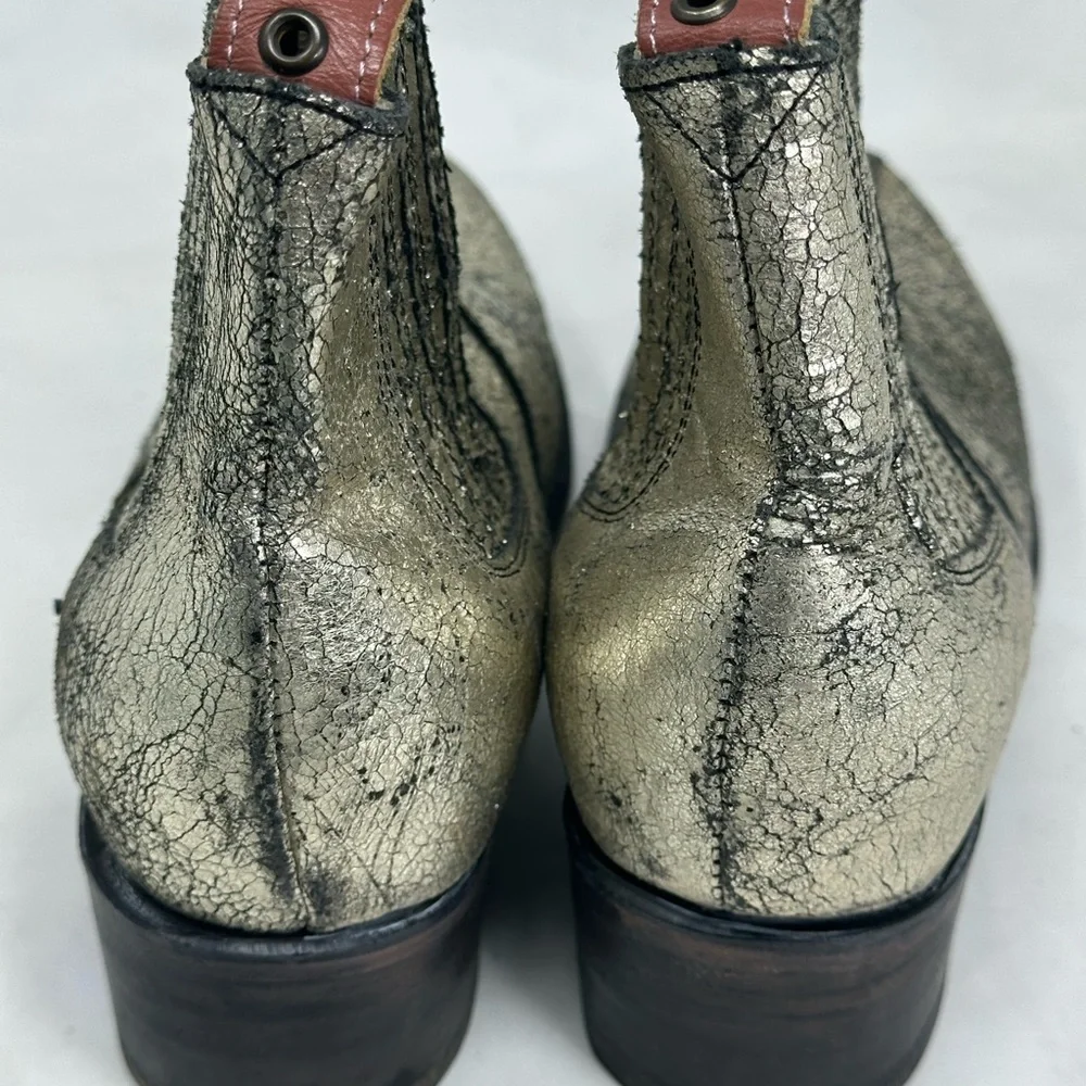 Freebird by Steven Madden Salamanca Distressed Leather Boots 9 - Picture 5 of 11
